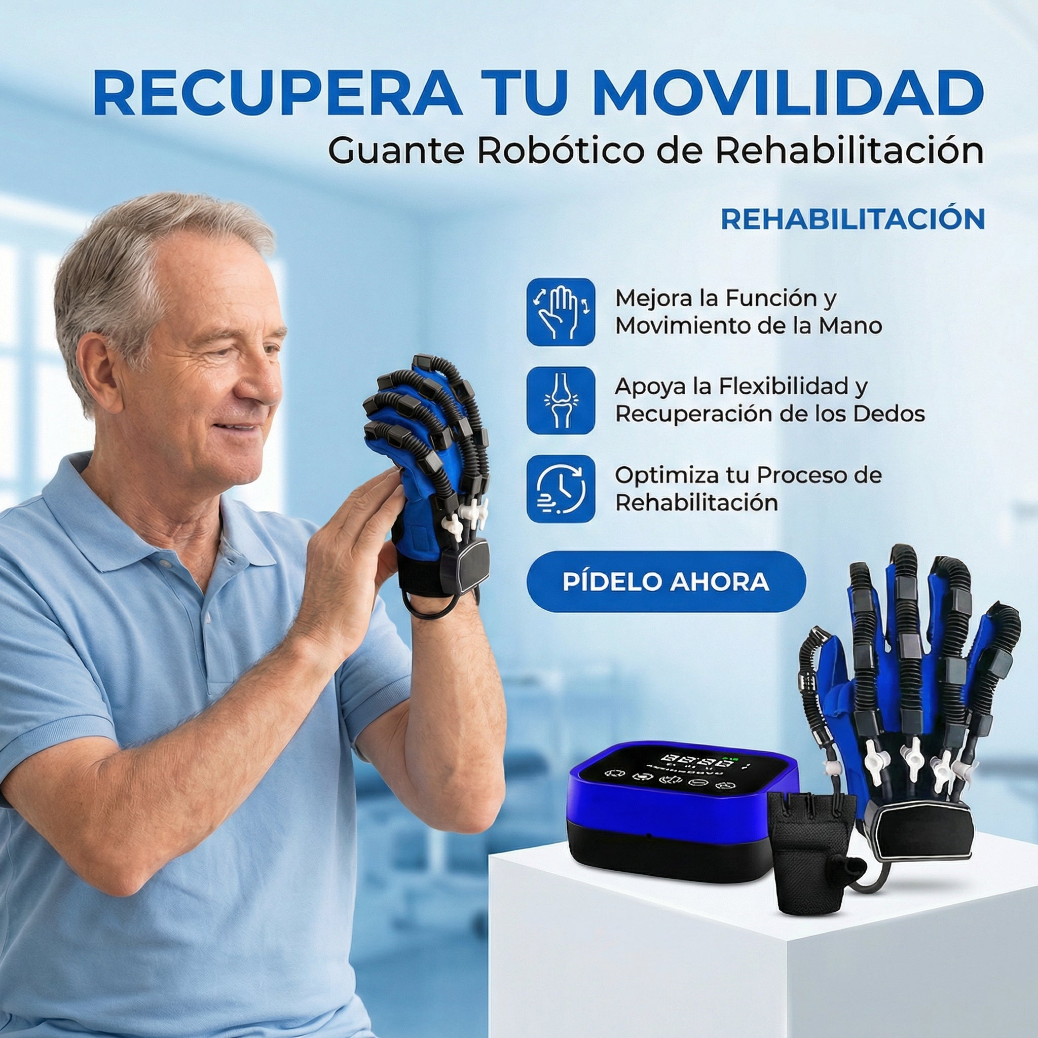 Guante de Rehabilitación Robotico